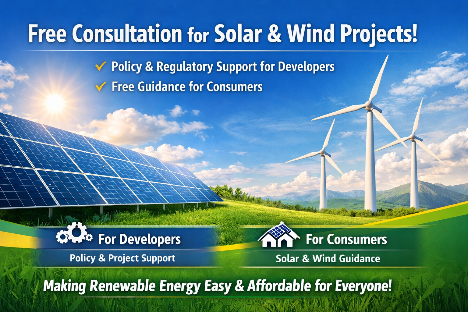 renewable energy consultation banner